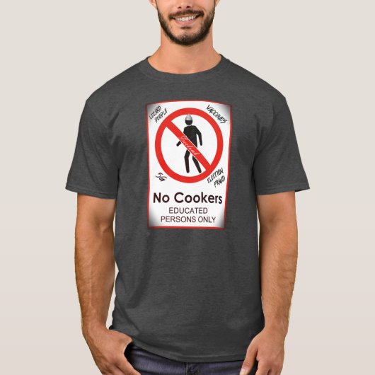 ノー・クッカーズ・ヴィンテージ・ボーイ Tシャツ (正面)