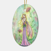 『ノー・グレイター・ギフト』マザー&ベイビー・フェアリーズ セラミックオーナメント (左)