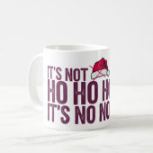 ノー・ノー・ノー コーヒーマグカップ (正面左)