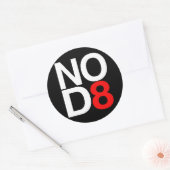 ノーD8 ラウンドシール (封筒)