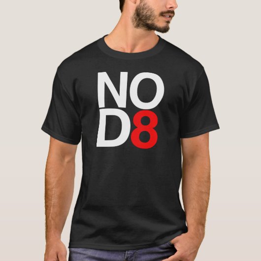 ノーD8 Tシャツ (正面)