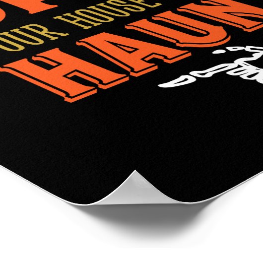 ハおもしろいウス幽霊のよく出る感動的引用文ハロウィーン ポスター (角)