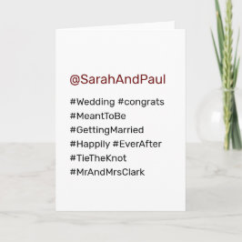 ハおもしろいシ結婚ャグの結婚おめでとう カード