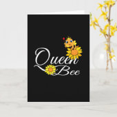 ハおもしろいチを愛する人全員に出席する カード (黄色い花)