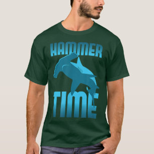 ハおもしろいンマーヘッドシャーク Tシャツ