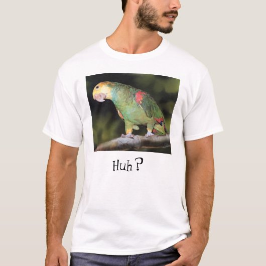 ハァッか。 オウムのTシャツ Tシャツ (正面)