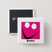 ハァッ、スマイル! 缶バッジ (正面&裏面)