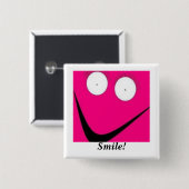 ハァッ、スマイル! 缶バッジ (正面&裏面)