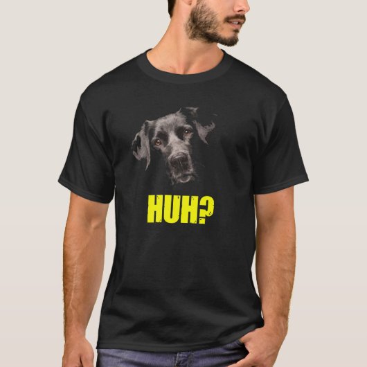 ハァハァ ラブラドール犬の子犬 Tシャツ (正面)