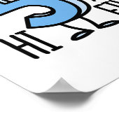 ハイおもしろい・ファイブ!ハイハンドハローウェーブナンバー5キッズ ポスター (角)