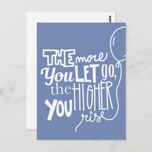 ハイやる気を起こさせるカラーはがき立ち上がり ポストカード (正面/裏面)