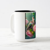 ハイアットカップデザインモダン：エレガンス** ツートーンマグカップ (正面左)