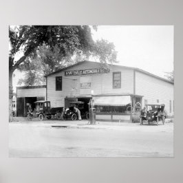 ハイアットズビル自動車会社， 1920.ヴィンテージ写真 ポスター