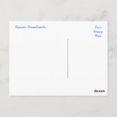 ハイアニスハーバーケープコッドマスボーツポストカード ポストカード (裏面)