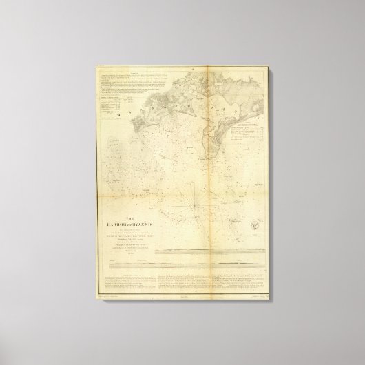 ハイアニス港 キャンバスプリント (正面)