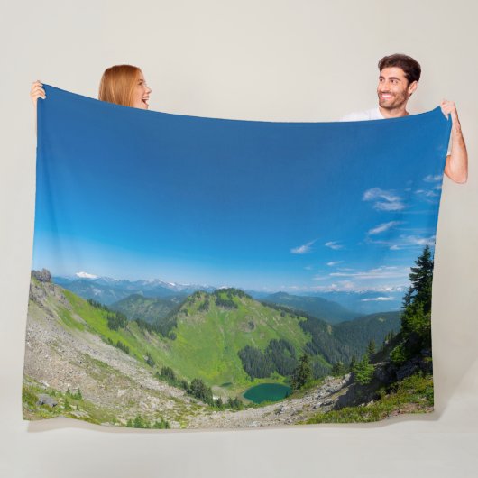 ハイアルパイン湖 フリースブランケット (インサイチュ)