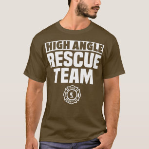 ハイアングルテクニカルロープレスキューチーム消防士 Tシャツ