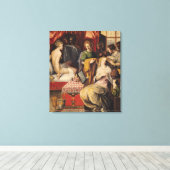 ハイアンテとクリメンのトイレ キャンバスプリント (インサイチュ (ウッドフロア))