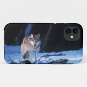ハイイロオオカミ、タイリクオオカミ、Canis lupus、丘陵地 Case-Mate iPhoneケース (裏面(横))
