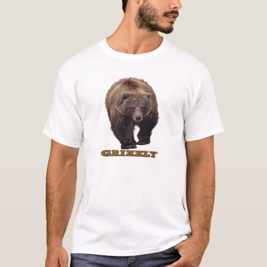 ハイイログマTシャツ Tシャツ (正面)