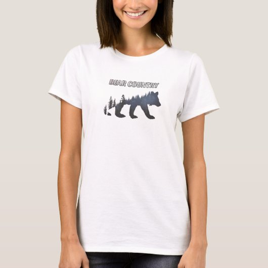 ハイイログマTシャツ Tシャツ (正面)