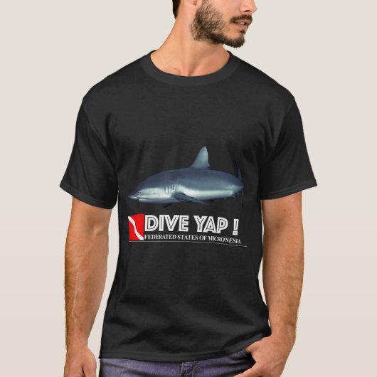 ハイイロサメ カットアウト Tシャツ (正面)