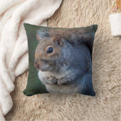 ハイイロリスまくら クッション (ブランケット)