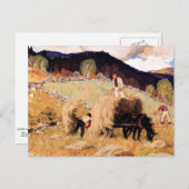 ハイイング人気がある、絵画byクラレンス・ガニョン ポストカード (正面/裏面)