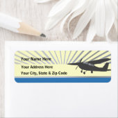 ハイウィング航空カスタマイズ可能住所 シール (インサイチュ)