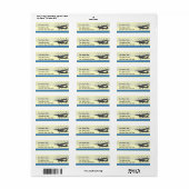 ハイウィング航空カスタマイズ可能住所 シール (フルシート)