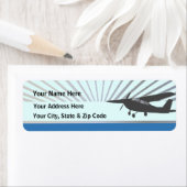 ハイウィング航空カスタマイズ可能住所 シール (インサイチュ)