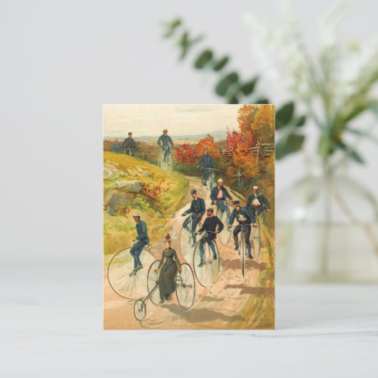 ハイウィーラーで地方を巡る ポストカード (スタンド正面)