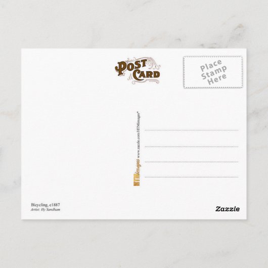 ハイウィーラーで地方を巡る ポストカード (裏面)