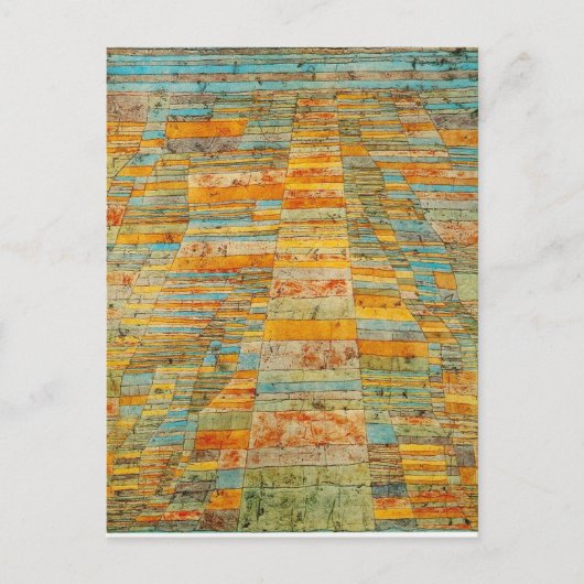 ハイウェイとバイウェイ： Paul Klee ポストカード (正面)