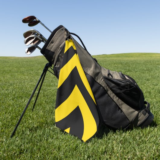 ハイウェイはっきりしたトラフィックのまわりにの山 ゴルフタオル (グリーン)