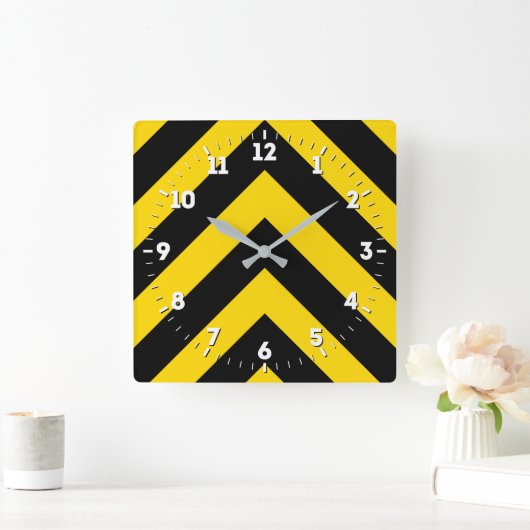 ハイウェイはっきりしたトラフィックのまわりにの山 スクエア壁時計 (ホーム)