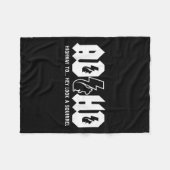 ハイウェイを追加…おい、リス。Adhdは フリースブランケット (正面(横))