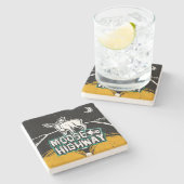 ハイウェイコースターでムース ストーンコースター (横)