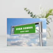 ハイウェイサイン卒業高校が次期 招待状 (スタンド正面)