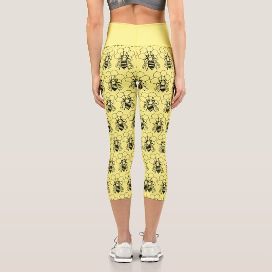 ハイウェイストキャプリス – 蜂の巣 カプリレギンス (裏面)