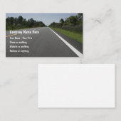 ハイウェイビュー車のデザイン 名刺 (正面/裏面)