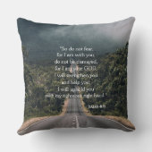 ハイウェイ写真Do Not Fear Isaiah 41:10 クッション (裏面)