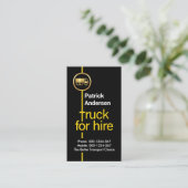 ハイウェイ用イエロートラック 名刺 (スタンド正面)
