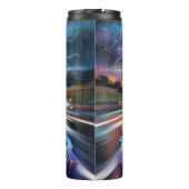 ハイウェイ転がトラックの雷 タンブラー (裏面)