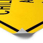 ハイウェイ遊サインの子ども ポスター (角)