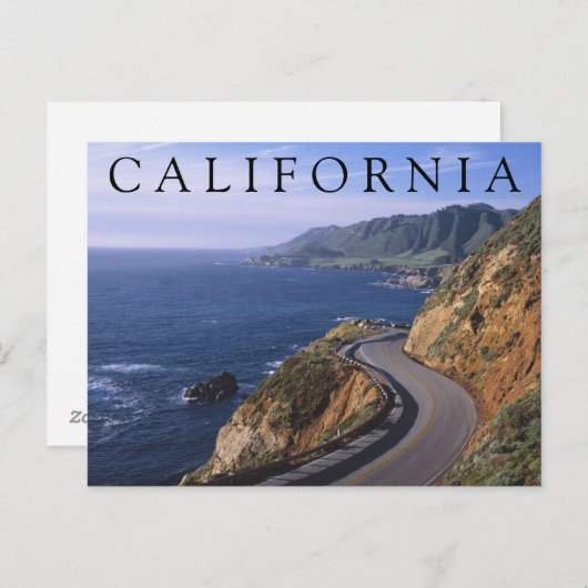 ハイウェイ1 | カーメル カリフォルニア州 | ありがとう ポストカード (正面/裏面)