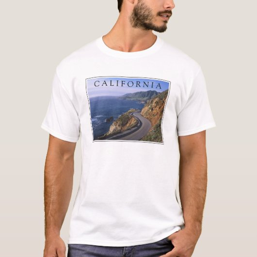 ハイウェイ1 | カーメル カリフォルニア Tシャツ (正面)