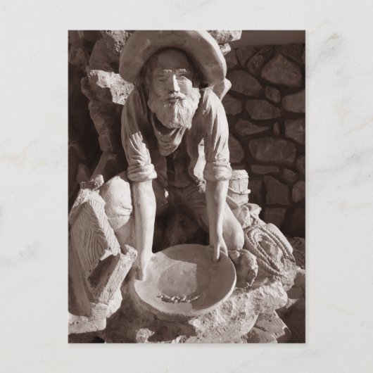 ハイウェイ50号機エリー・マイナーの像 ポストカード (正面)