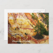 ハイウェイ587の赤いブラフ ポストカード (正面/裏面)