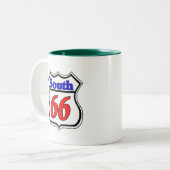 ハイウェイ66南 ツートーンマグカップ (正面左)